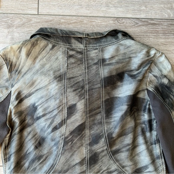 Summum Distressed Luxury Soft Leather Moto Jacket - Picture 13 of 15